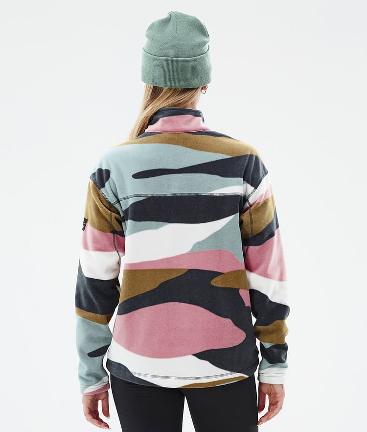 Dope Comfy W Fleecepullover Damen Shards Gold Muted Pink, Image 6 of 6