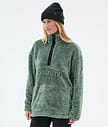 Dope Pile W Fleecepullover Damen Faded Green