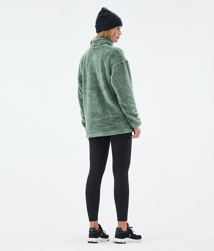 Dope Pile W Fleecepullover Damen Faded Green Renewed, Bild 4 von 7