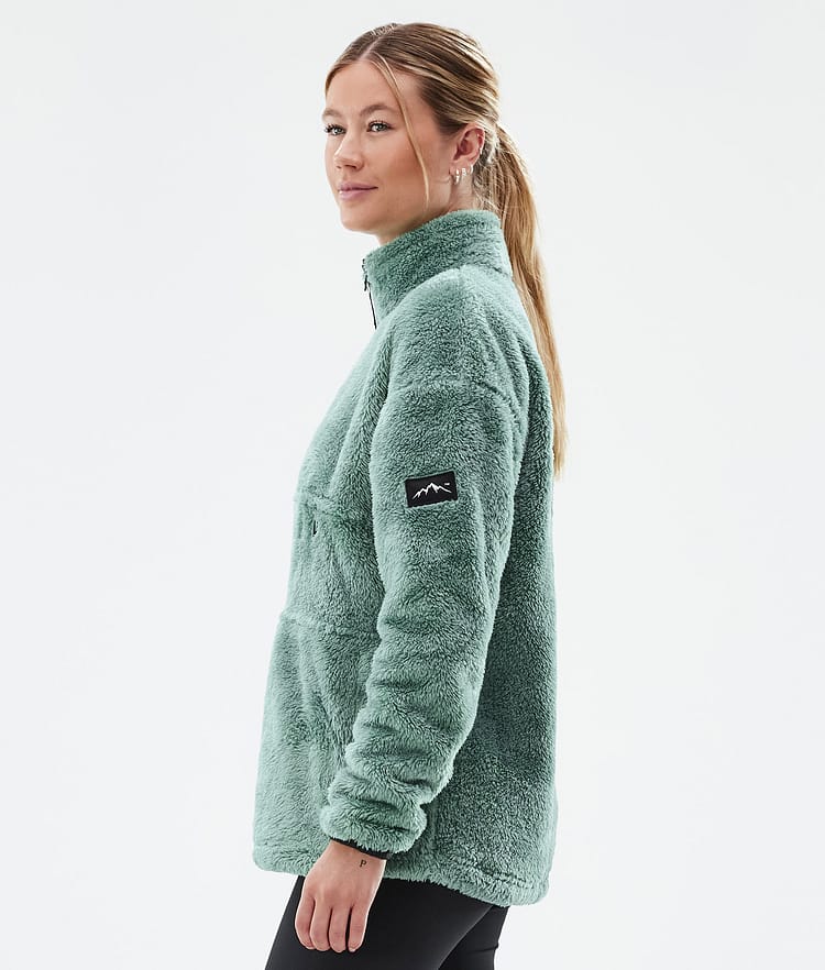 Dope Pile W Fleecepullover Damen Faded Green