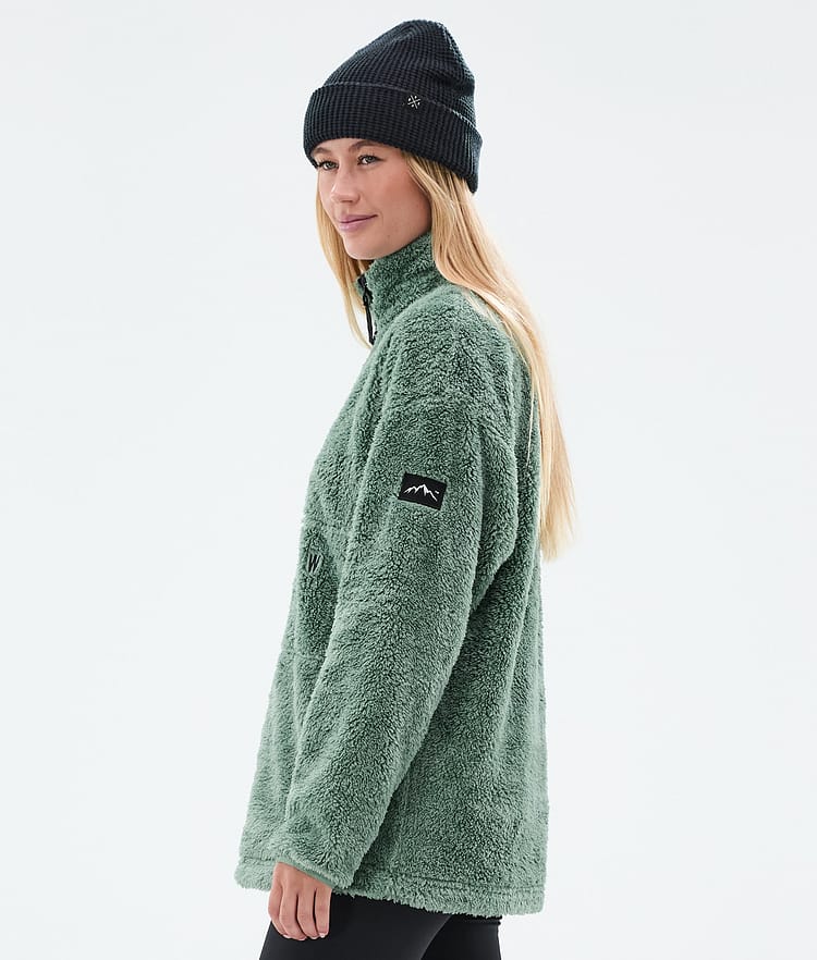 Dope Pile W Fleecepullover Damen Faded Green Renewed, Bild 5 von 7