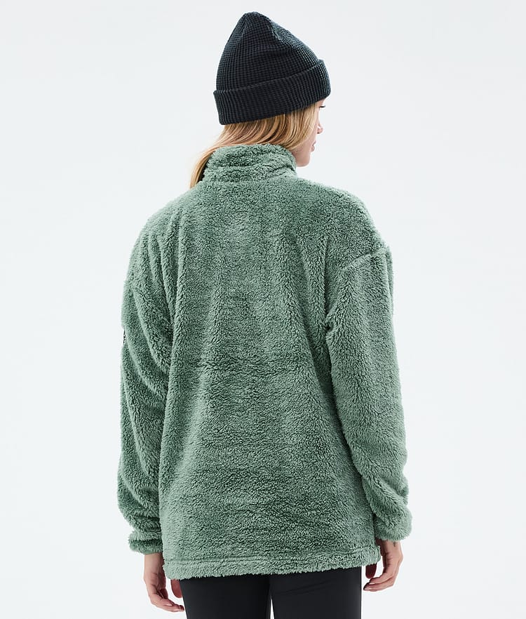 Dope Pile W Fleecepullover Damen Faded Green Renewed, Bild 6 von 7