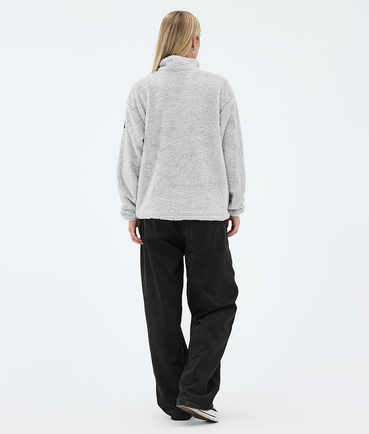 Dope Pile W Fleecepullover Damen Light Grey Renewed, Image 4 of 7