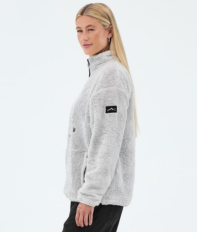 Dope Pile W Fleecepullover Damen Light Grey Renewed, Image 5 of 7