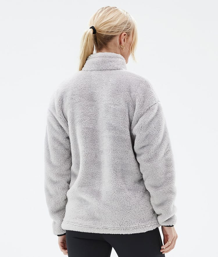 Dope Pile W Fleecepullover Damen Light Grey, Bild 6 von 7