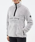 Dope Pile W Fleecepullover Damen Light Grey Renewed, Bild 7 von 7