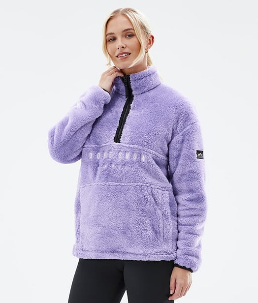 Dope Pile W Fleecepullover Damen Faded Violet