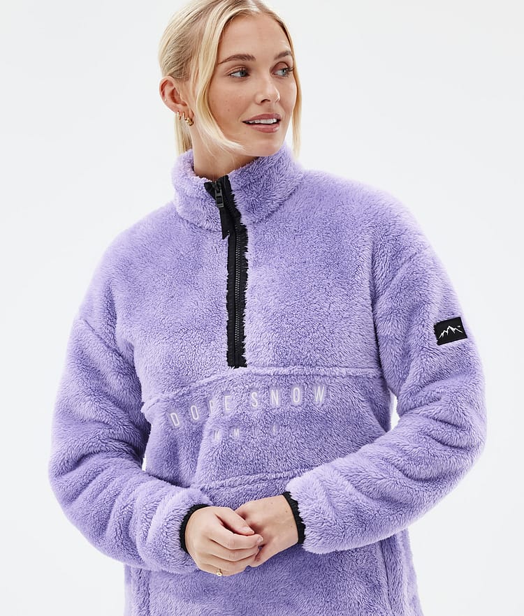 Dope Pile W Fleecepullover Damen Faded Violet, Bild 2 von 7