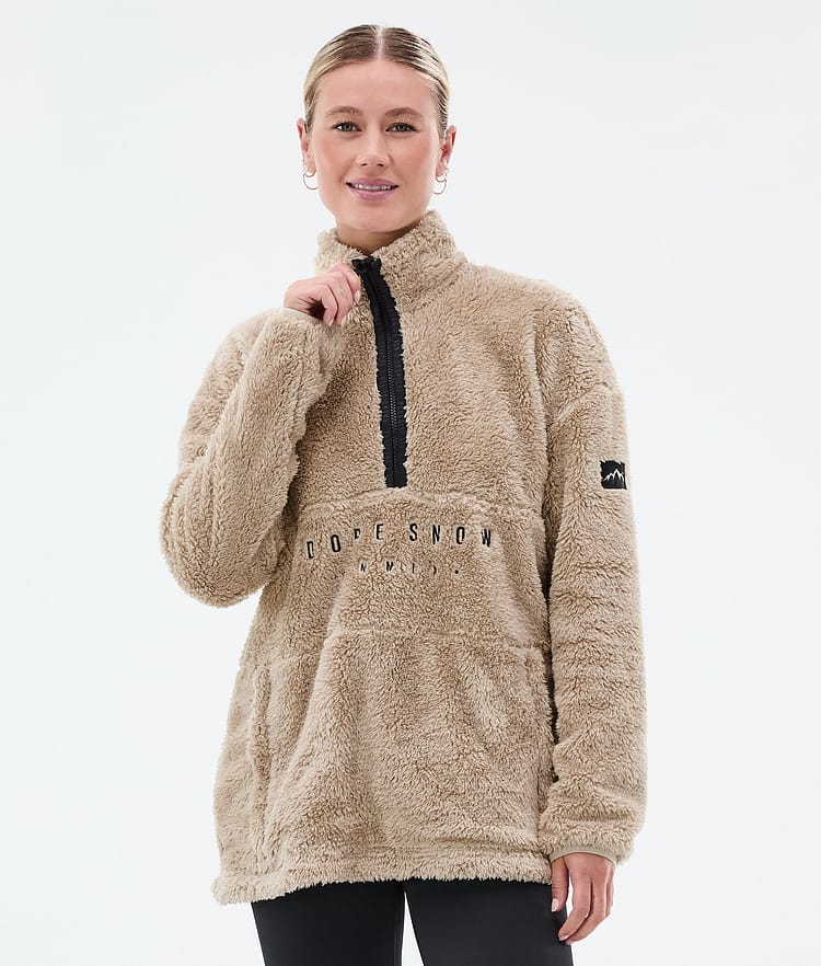 Dope Pile W Fleecepullover Damen Sand Renewed, Bild 1 von 7