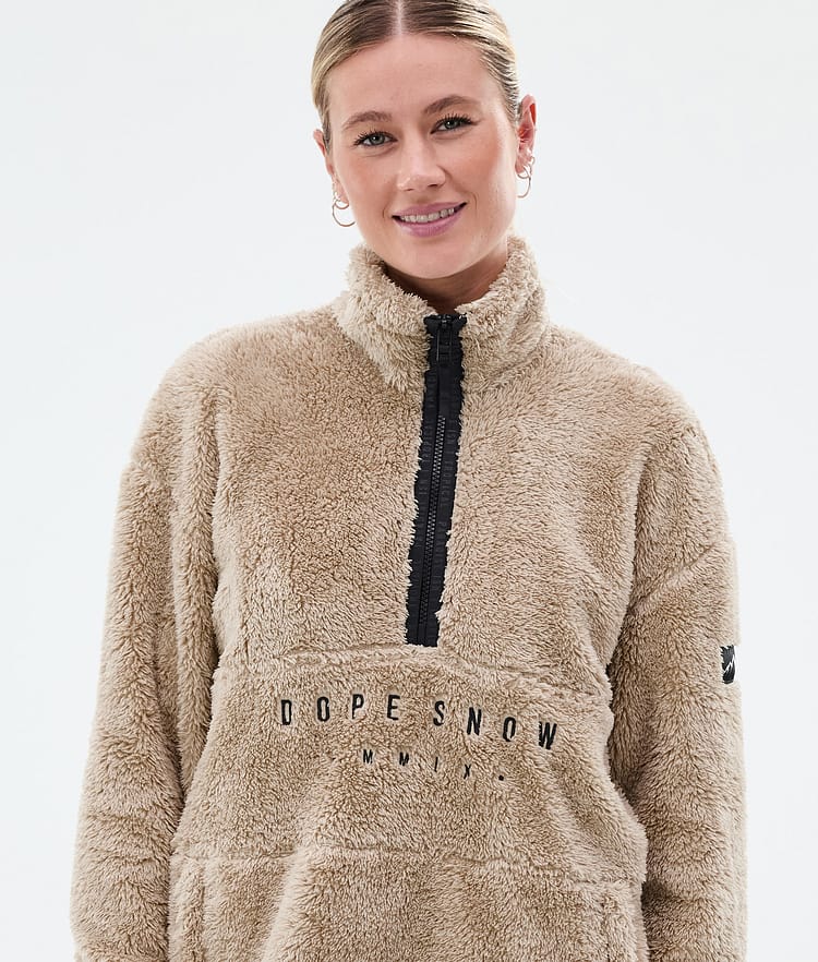 Dope Pile W Fleecepullover Damen Sand Renewed, Bild 2 von 7