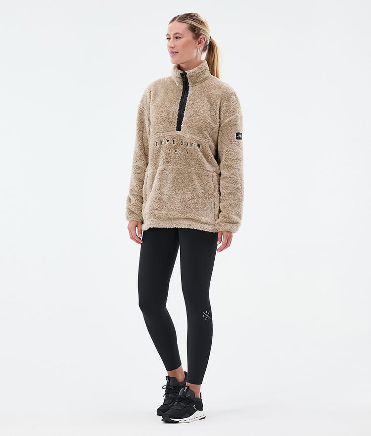 Dope Pile W Fleecepullover Damen Sand Renewed, Bild 3 von 7