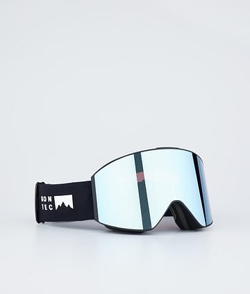 Montec Scope Skibrille Black W/Black Moon Blue Mirror