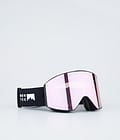 Montec Scope Skibrille Black W/Black Pink Sapphire Mirror