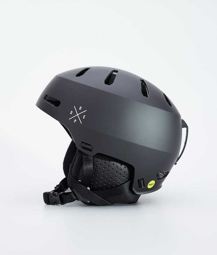 Dope Macon 2.0 MIPS Skihelm X-Up Matte Black w/ Black