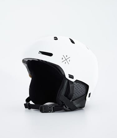 Dope Macon 2.0 MIPS Skihelm X-Up Matte White w/ Black