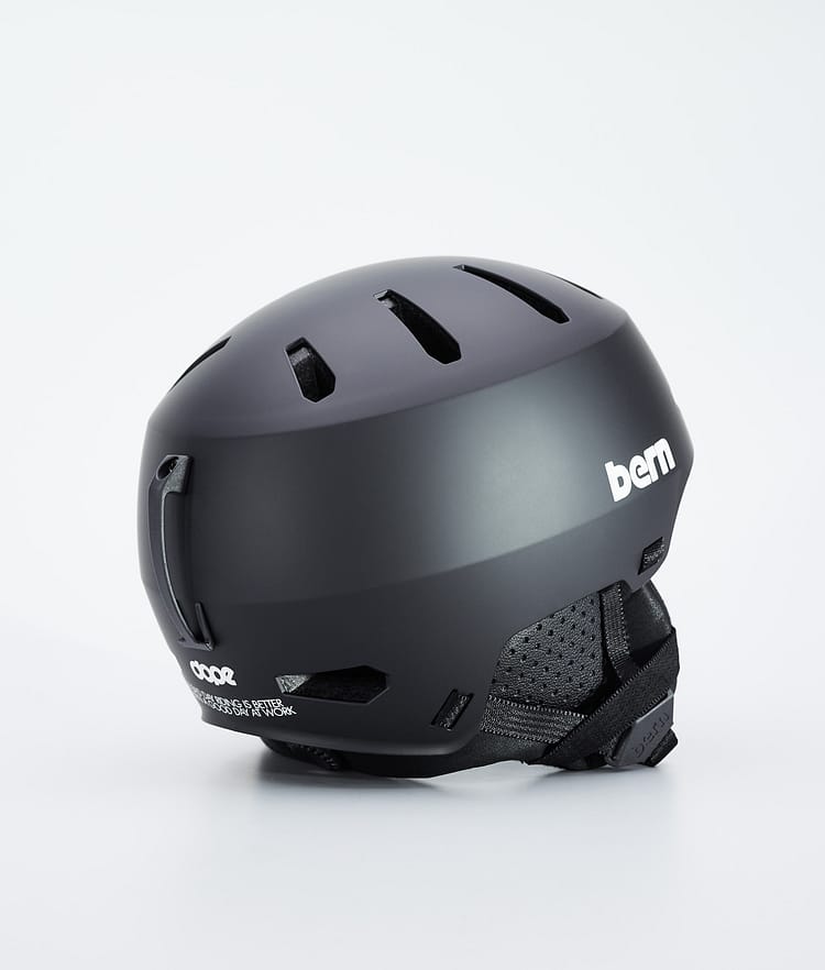 Dope Macon 2.0 Skihelm Classic Matte Black w/ Black