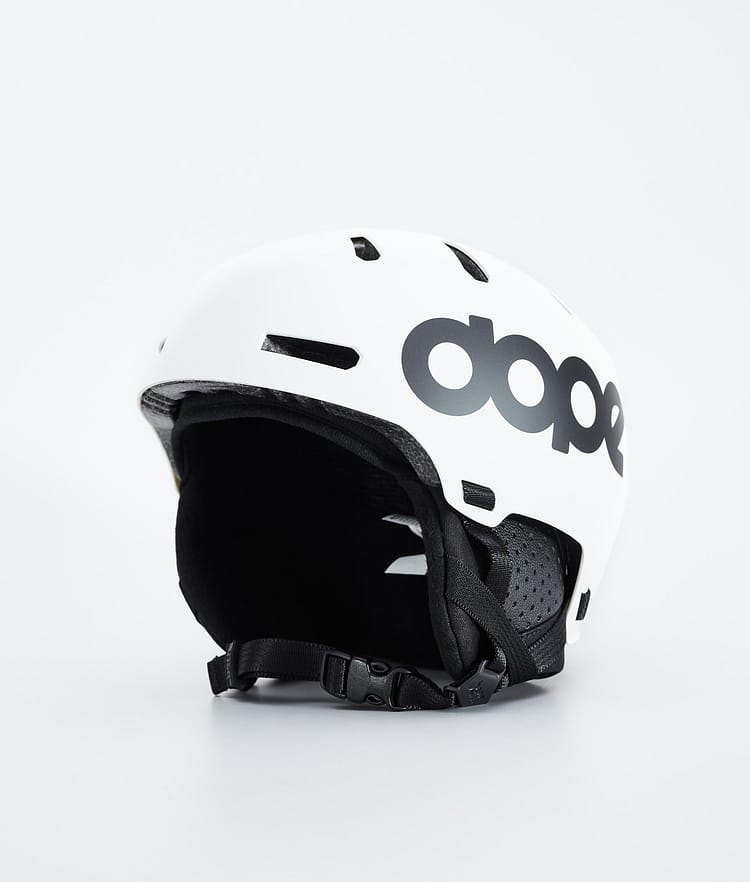 Dope Macon 2.0 Skihelm Classic Matte White w/ Black