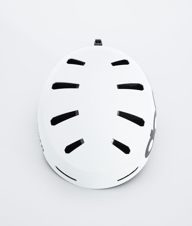 Dope Macon 2.0 Skihelm Classic Matte White w/ Black