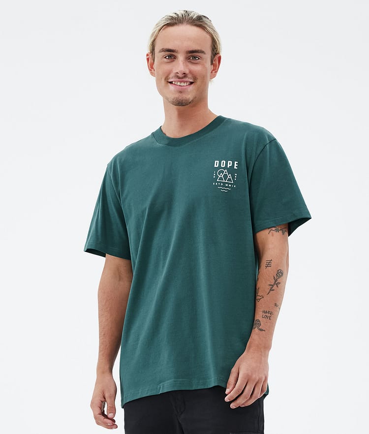 Dope Standard T-Shirt Herren Summit Bottle Green, Bild 2 von 5