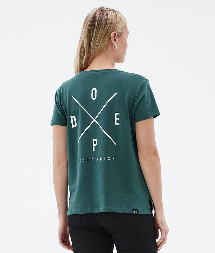 Dope Standard W T-Shirt Damen 2X-Up Bottle Green