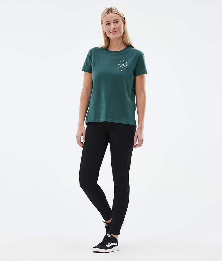 Dope Standard W T-Shirt Damen 2X-Up Bottle Green, Bild 5 von 6
