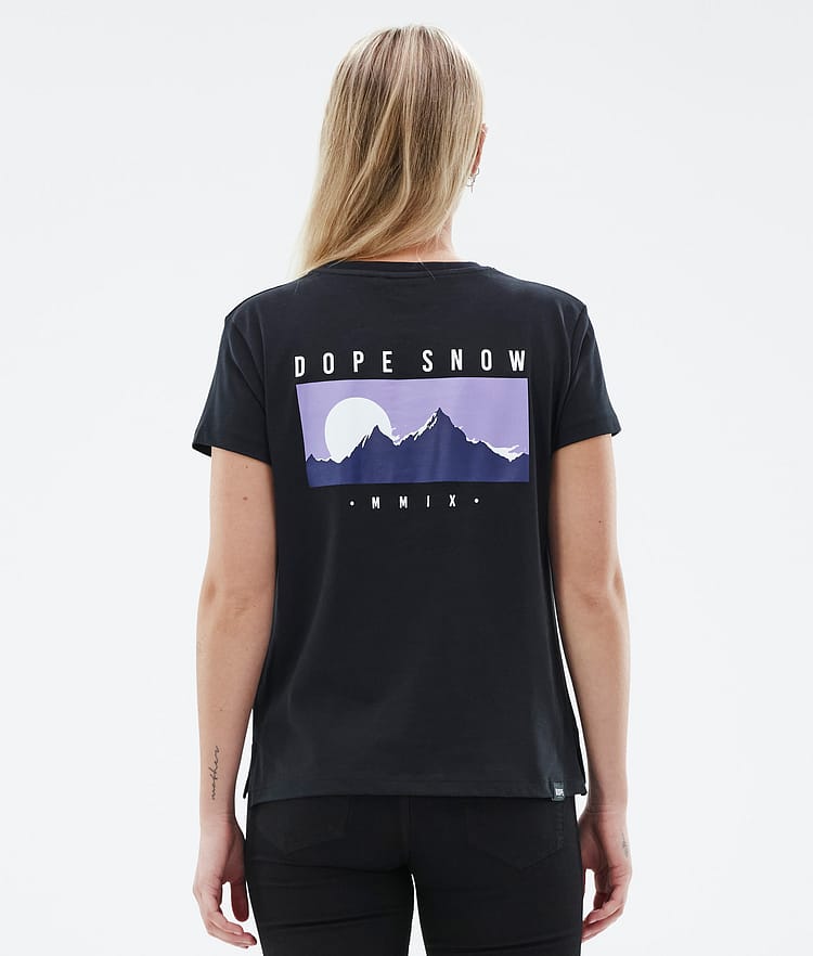 Dope Standard W T-Shirt Damen Silhouette Black