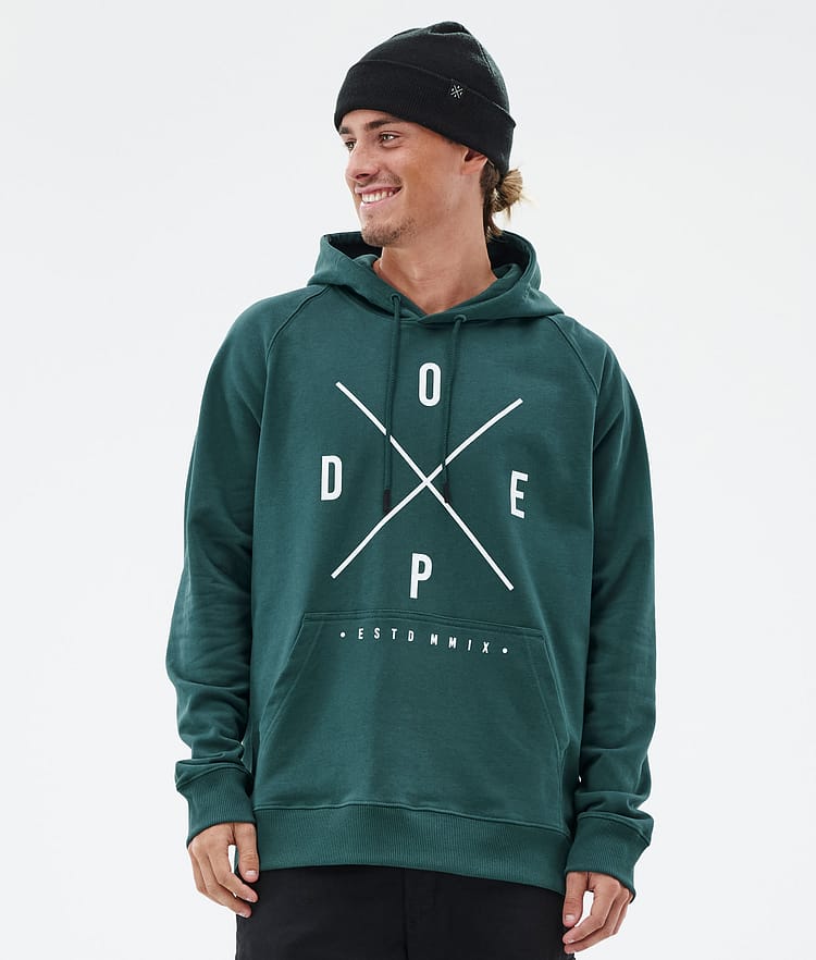 Dope Common Hoodie Herren 2X-Up Bottle Green, Bild 1 von 7