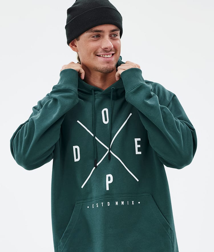 Dope Common Hoodie Herren 2X-Up Bottle Green, Bild 2 von 7