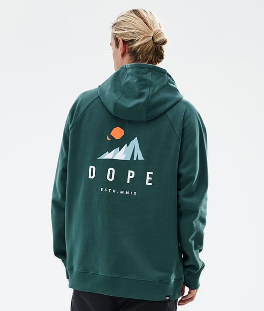 Dope Common Hoodie Herren Ice Bottle Green