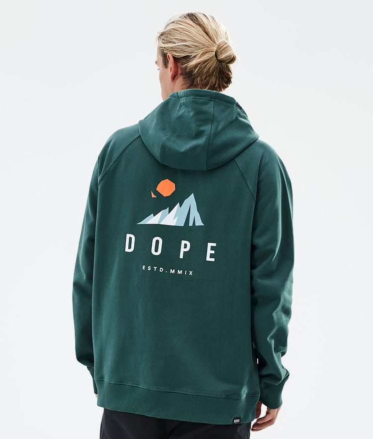 Dope Common Hoodie Herren Ice Bottle Green