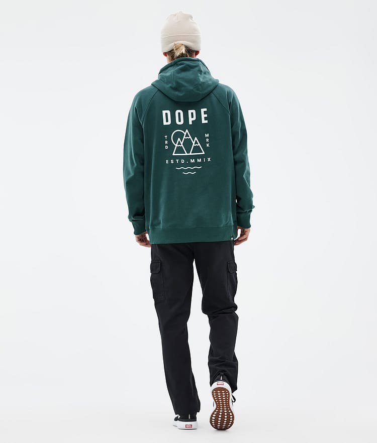 Dope Common Hoodie Herren Summit Bottle Green