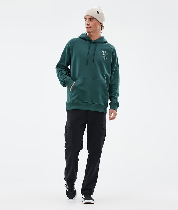 Dope Common Hoodie Herren Summit Bottle Green