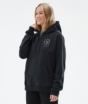 Dope Common W Hoodie Damen 2X-Up Black
