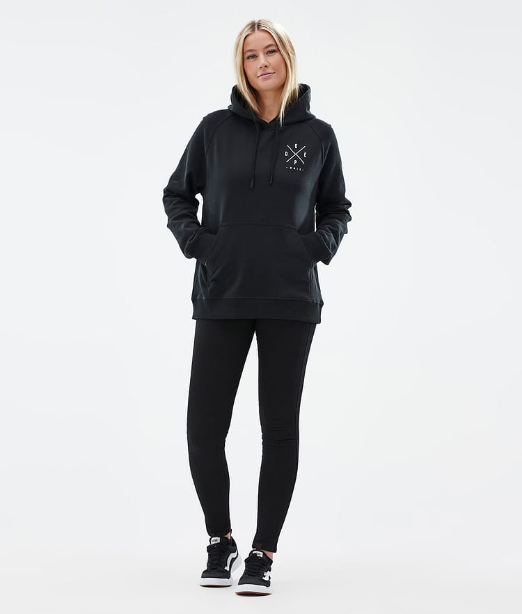 Dope Common W Hoodie Damen 2X-Up Black