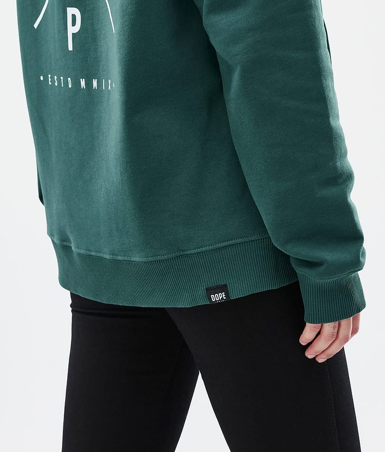 Dope Common W Hoodie Damen 2X-Up Bottle Green