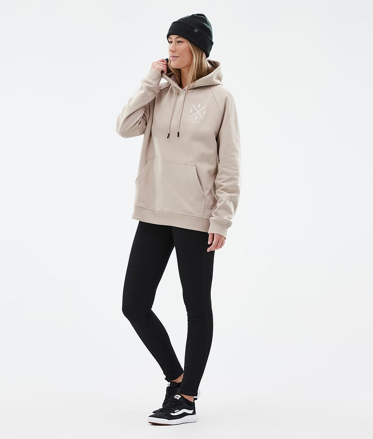 Dope Common W Hoodie Damen 2X-Up Sand