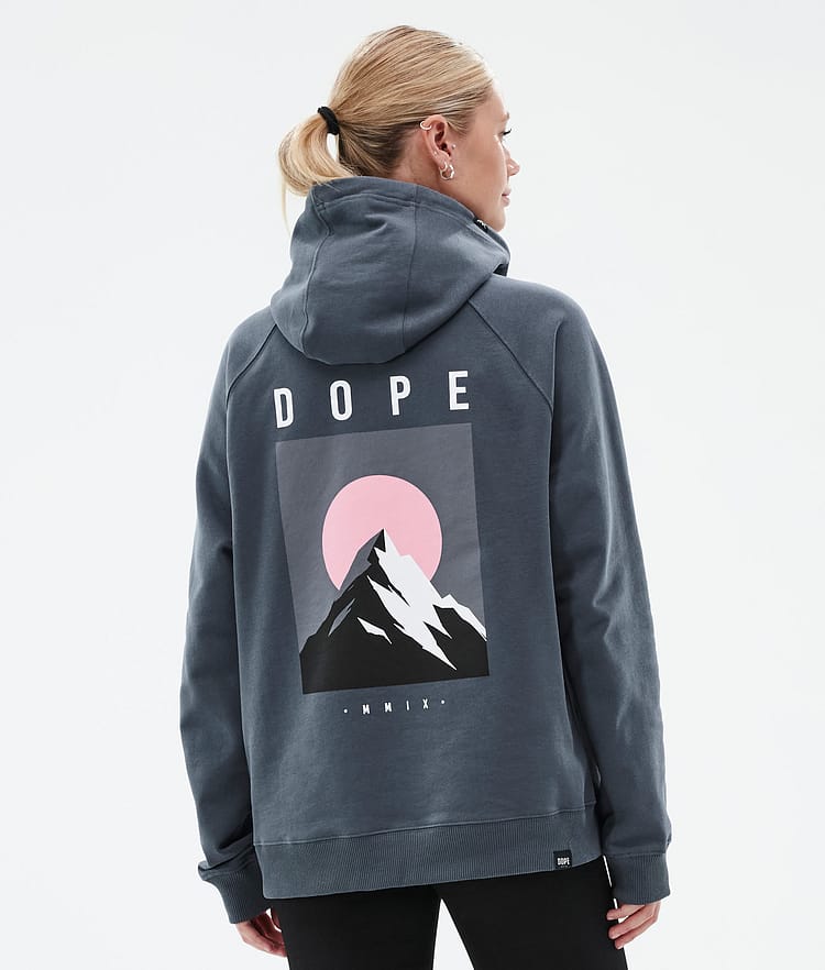 Dope Common W Hoodie Damen Aphex Metal Blue