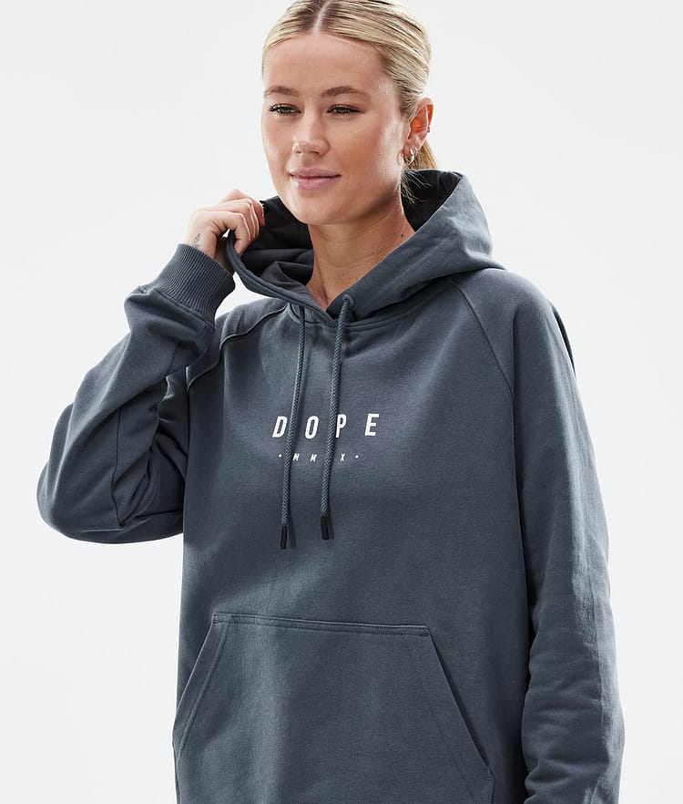 Dope Common W Hoodie Damen Aphex Metal Blue