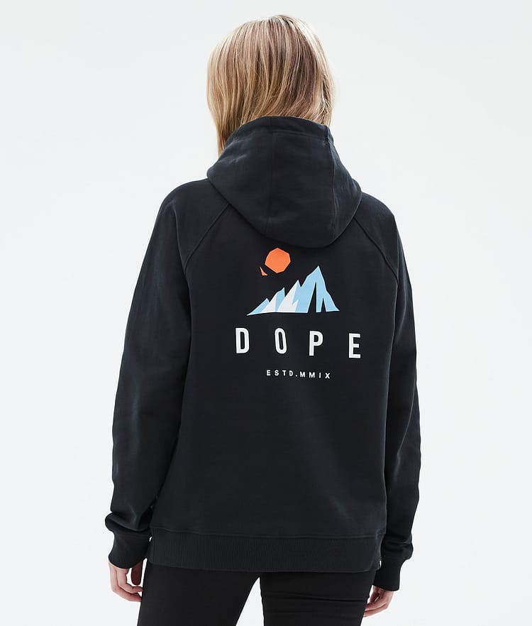 Dope Common W Hoodie Damen Ice Black