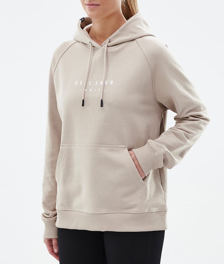 Dope Common W Hoodie Damen Silhouette Sand