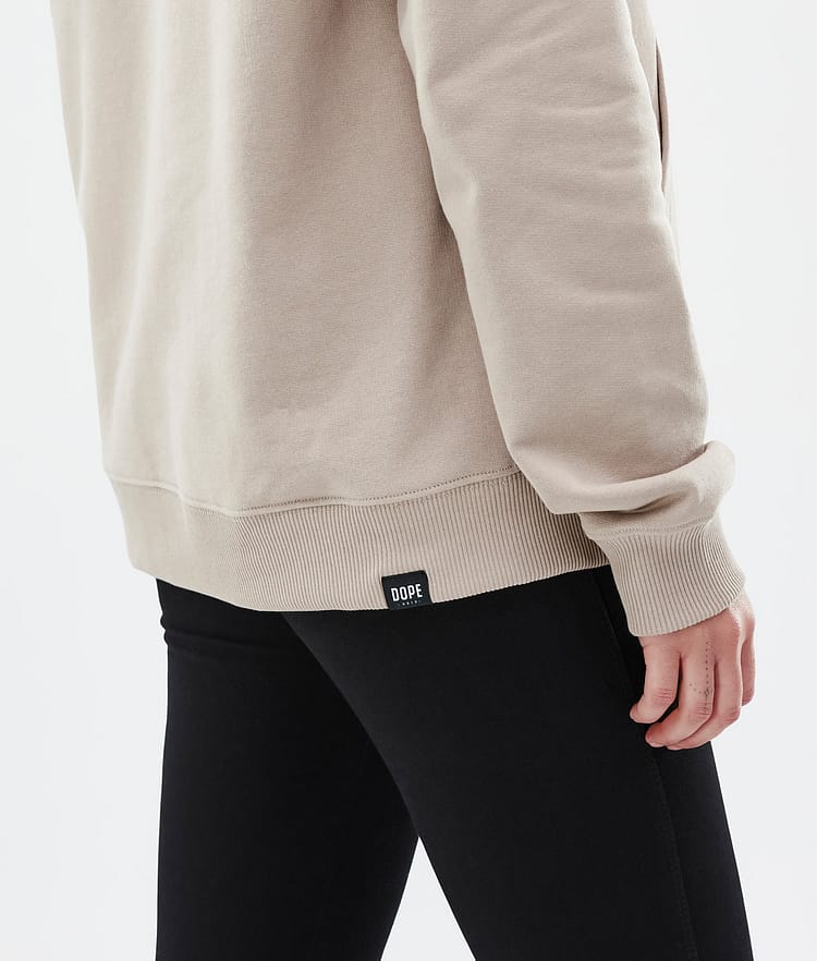 Dope Common W Hoodie Damen Silhouette Sand