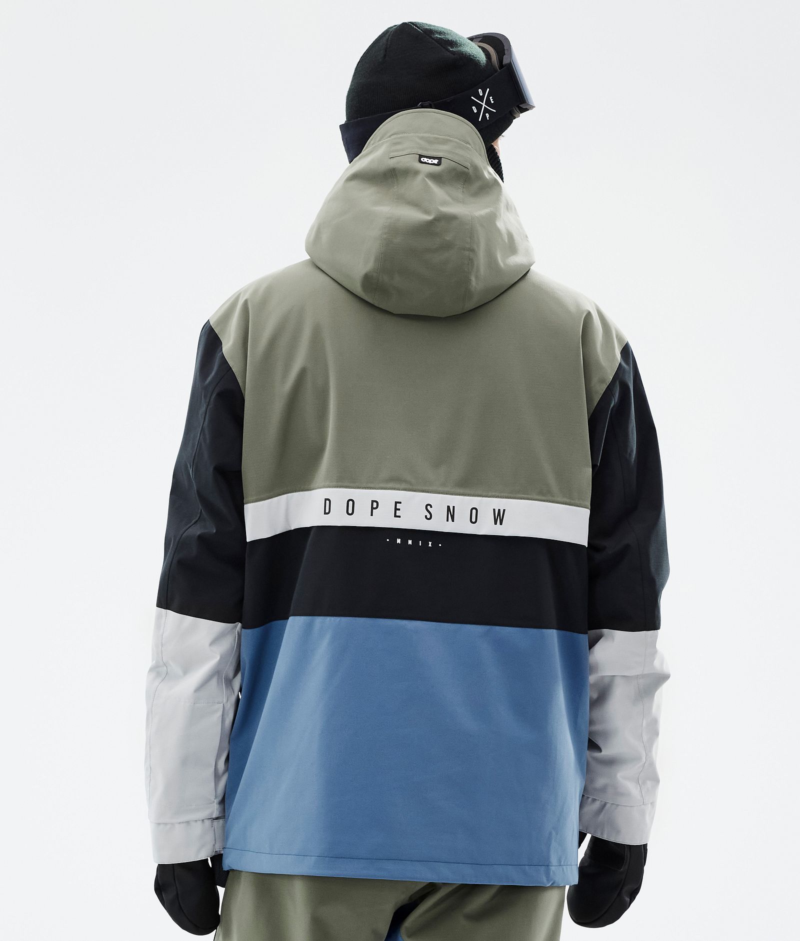 Dope Legacy Track Snowboardjacke Herren Greenish/Light Grey/Black/Blue Steel, Bild 6 von 8