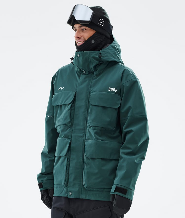 Dope Zenith Skijacke Herren Bottle Green