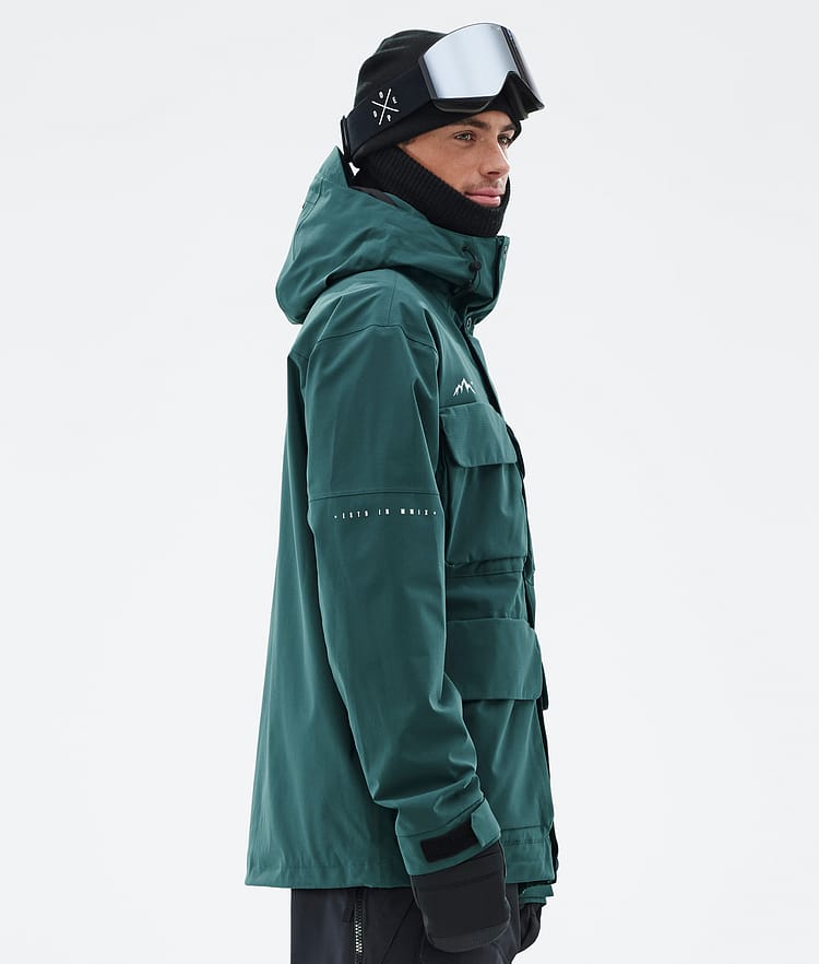 Dope Zenith Snowboardjacke Herren Bottle Green, Bild 5 von 10