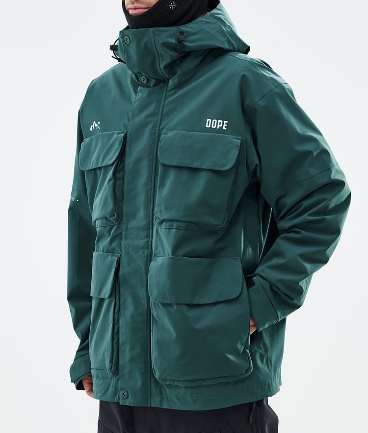 Dope Zenith Snowboardjacke Herren Bottle Green, Bild 7 von 10