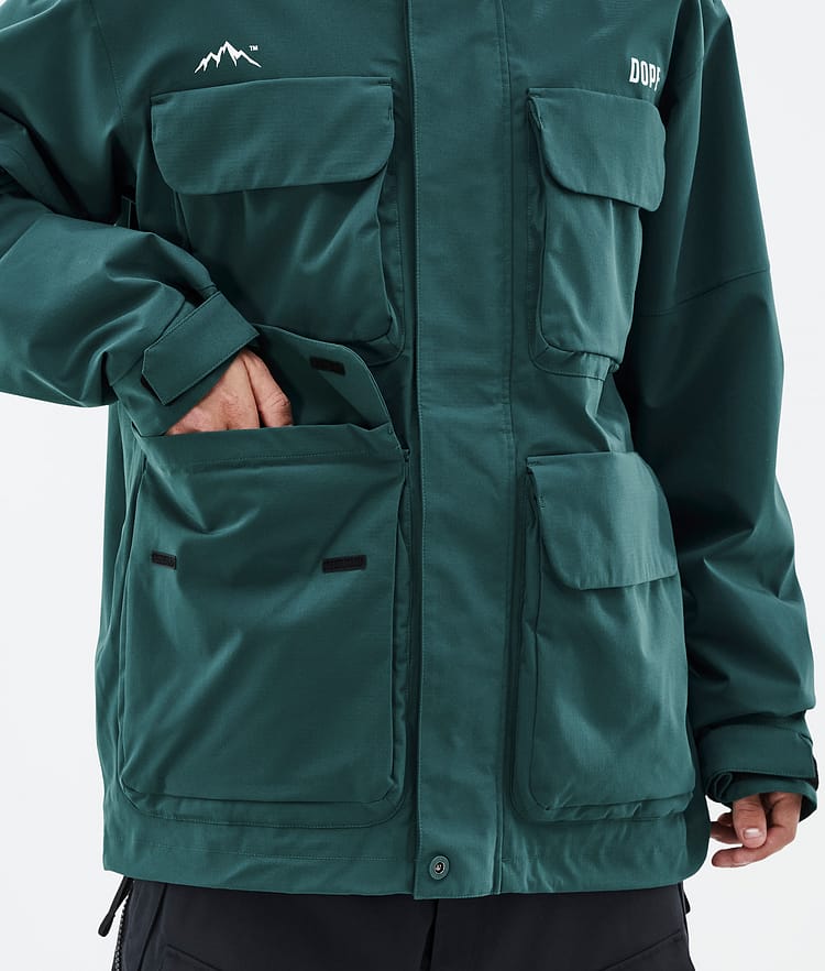 Dope Zenith Skijacke Herren Bottle Green, Bild 9 von 10