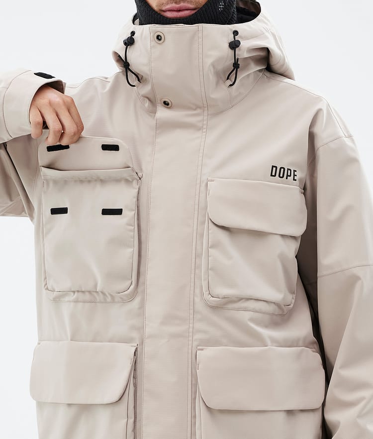 Dope Zenith Snowboardjacke Herren Sand Renewed, Bild 9 von 11