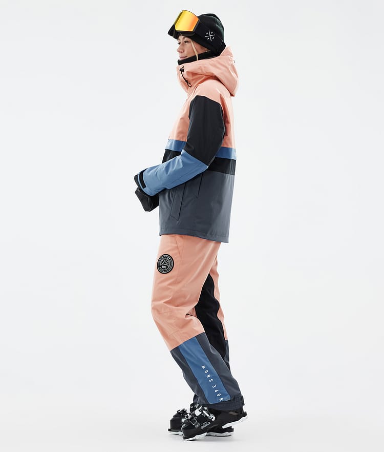 Dope Legacy Track W Skijacke Damen Faded Peach/Blue Steel/Black/Metal Blue, Bild 3 von 8