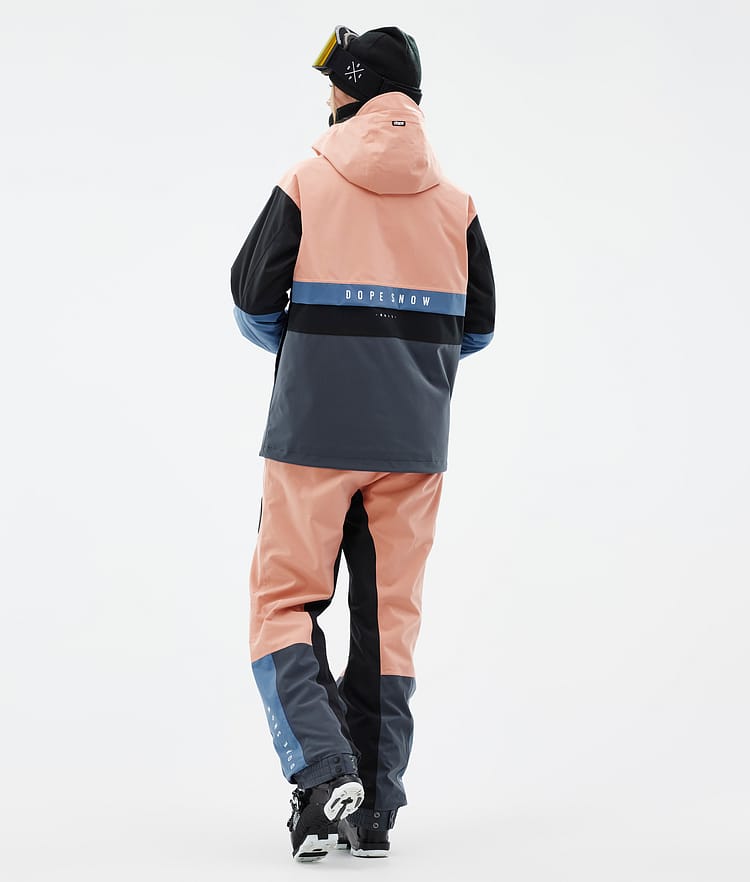 Dope Legacy Track W Skijacke Damen Faded Peach/Blue Steel/Black/Metal Blue, Bild 4 von 8