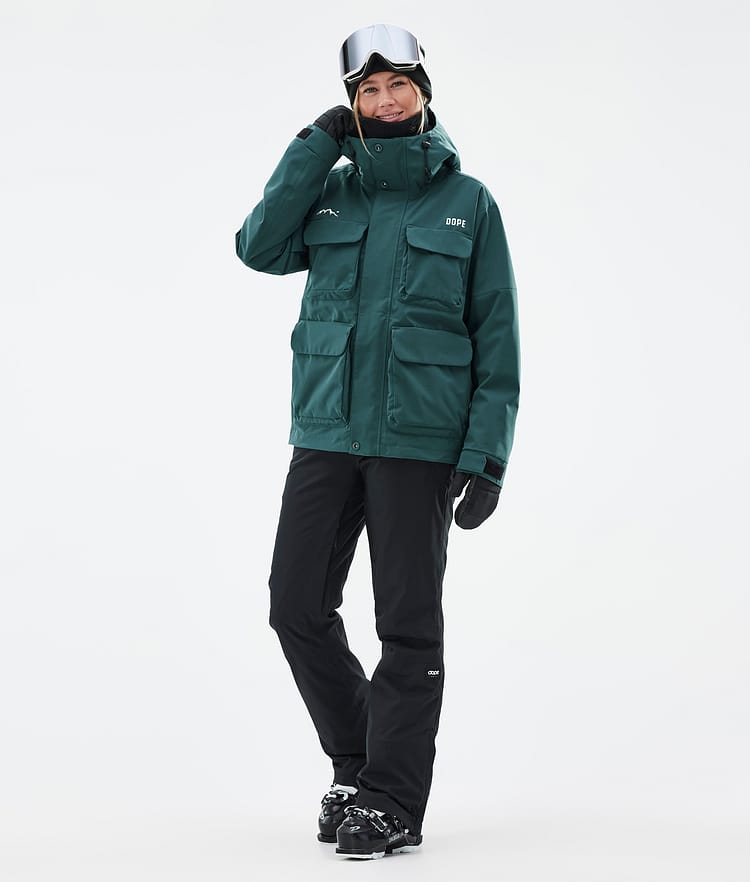 Dope Zenith W Skijacke Damen Bottle Green, Bild 2 von 10